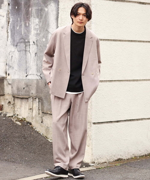 a.v.v（アーヴェヴェ）の「ワンサイズイージーパンツ(セットアップ可）（その他パンツ・メンズ・モカ/グレー・53）」の3枚目の写真