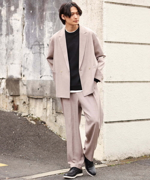 a.v.v（アーヴェヴェ）の「ワンサイズイージーパンツ(セットアップ可）（その他パンツ・メンズ・モカ/グレー・53）」の9枚目の写真