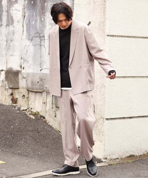 a.v.v（アーヴェヴェ）の「ワンサイズイージーパンツ(セットアップ可）（その他パンツ・メンズ・モカ/グレー・53）」の10枚目の写真