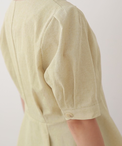 Isn't She?（イズントシー）の「フレアデザインブラウス（シャツ/ブラウス・レディース・グリーン/ブルー・FREE）」の9枚目の写真