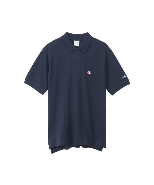 Champion(チャンピオン)の「【Champion/チャンピオン】メンズ ベーシック ショートスリーブポロシャツ(ポロシャツ・メンズ・ホワイト/グレー/ブラック/ネイビー/モスグリーン・MEDIUM/LARGE/X-LARGE)」の5枚目の写真