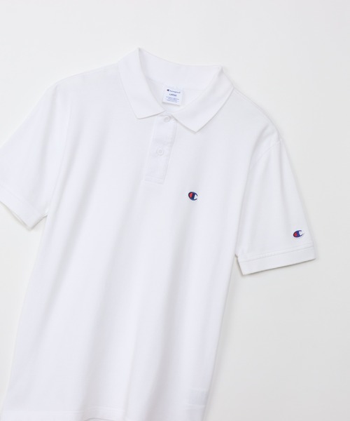 Champion(チャンピオン)の「【Champion/チャンピオン】メンズ ベーシック ショートスリーブポロシャツ(ポロシャツ・メンズ・ホワイト/グレー/ブラック/ネイビー/モスグリーン・MEDIUM/LARGE/X-LARGE)」の19枚目の写真