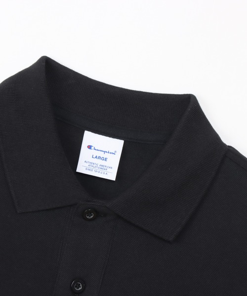 Champion(チャンピオン)の「【Champion/チャンピオン】メンズ ベーシック ショートスリーブポロシャツ(ポロシャツ・メンズ・ホワイト/グレー/ブラック/ネイビー/モスグリーン・MEDIUM/LARGE/X-LARGE)」の11枚目の写真
