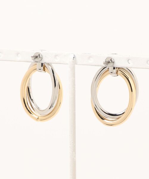 AZUL by moussy(アズールバイマウジー)の「MULTICOLOURED METAL EARRINGS/マルチカラーメタルピアス(ピアス(両耳用)・レディース・マルチ・FREE)」の10枚目の写真