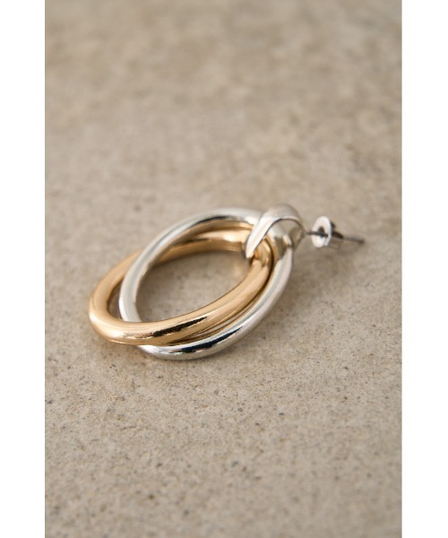 AZUL by moussy(アズールバイマウジー)の「MULTICOLOURED METAL EARRINGS/マルチカラーメタルピアス(ピアス(両耳用)・レディース・マルチ・FREE)」の5枚目の写真