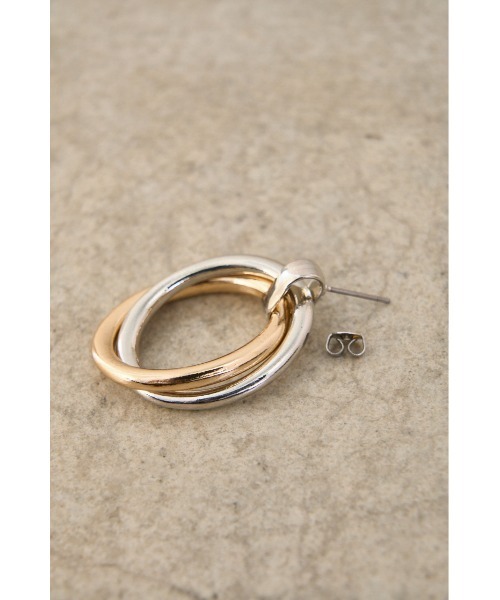 AZUL by moussy(アズールバイマウジー)の「MULTICOLOURED METAL EARRINGS/マルチカラーメタルピアス(ピアス(両耳用)・レディース・マルチ・FREE)」の8枚目の写真