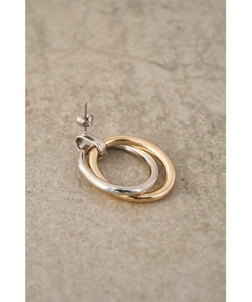 AZUL by moussy(アズールバイマウジー)の「MULTICOLOURED METAL EARRINGS/マルチカラーメタルピアス(ピアス(両耳用)・レディース・マルチ・FREE)」の9枚目の写真