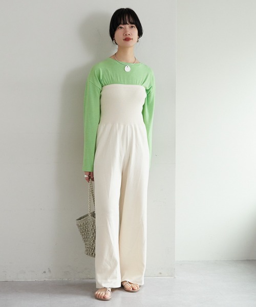 SHENERY（シーナリー）の「ニットベアワイドパンツ（その他パンツ・レディース・アイボリー/ブラック・38/36）」の19枚目の写真