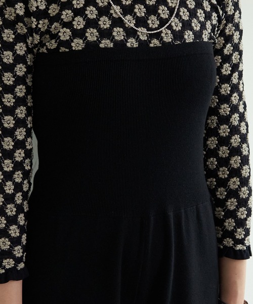 SHENERY（シーナリー）の「ニットベアワイドパンツ（その他パンツ・レディース・アイボリー/ブラック・38/36）」の14枚目の写真