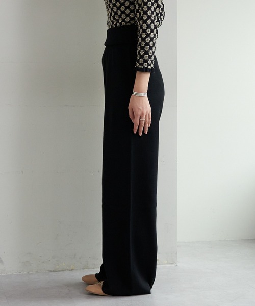 SHENERY（シーナリー）の「ニットベアワイドパンツ（その他パンツ・レディース・アイボリー/ブラック・38/36）」の17枚目の写真