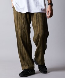 FREAK'S STORE | 【限定展開】Relax Fit リラックスフィット 総柄 ジャガード イージーパンツ/ワイドパンツ(その他パンツ)