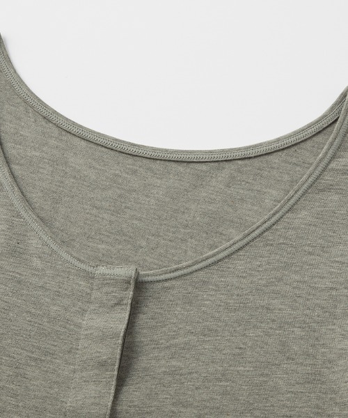 GUNZE（グンゼ）の「SELFEAR/セルフェア 着脱しやすい 前開きインナー 2分袖クリップインナー（インナーウェア/肌着・レディース・スモークピンク/杢グレー/ブラック・X-LARGE/LARGE/MEDIUM）」の8枚目の写真