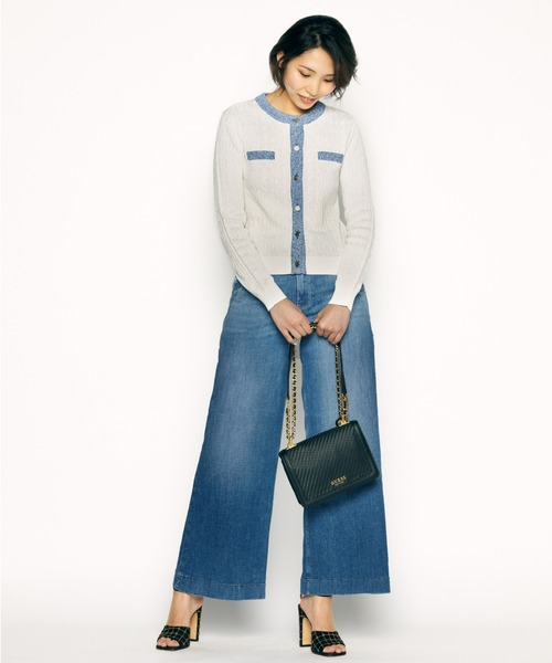 Guess(ゲス)の「Bicolor Cardigan(カーディガン/ボレロ・レディース・アイボリー・SMALL/X-SMALL)」の10枚目の写真