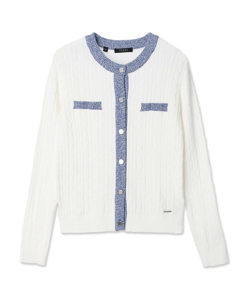 Guess(ゲス)の「Bicolor Cardigan(カーディガン/ボレロ・レディース・アイボリー・SMALL/X-SMALL)」の9枚目の写真
