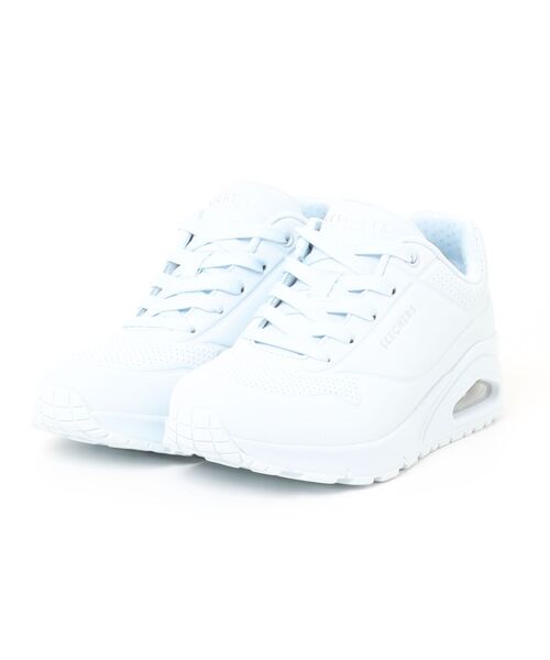 SKECHERS（スケッチャーズ）の「《SKECHERS》UNO - STAND ON AIR（スニーカー・レディース・グリーン/ピンク/ブラック/ホワイト/プラム/コーラル/ブラウン/ホワイト系/ブルー系その他・24.5cm/23.5cm/24.0cm/23.0cm/25.0cm/22.5cm）」の6枚目の写真