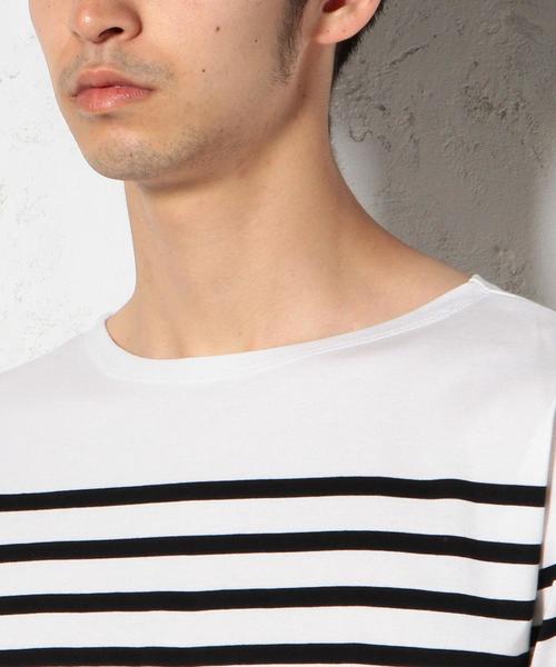 green label relaxing（グリーンレーベルリラクシング）の「【WEB限定】 ★★PANEL BORDER BOAT SS Tシャツ（Tシャツ/カットソー・メンズ・ブラック/ネイビー/グレー・LARGE/SMALL/MEDIUM/X-LARGE）」の8枚目の写真