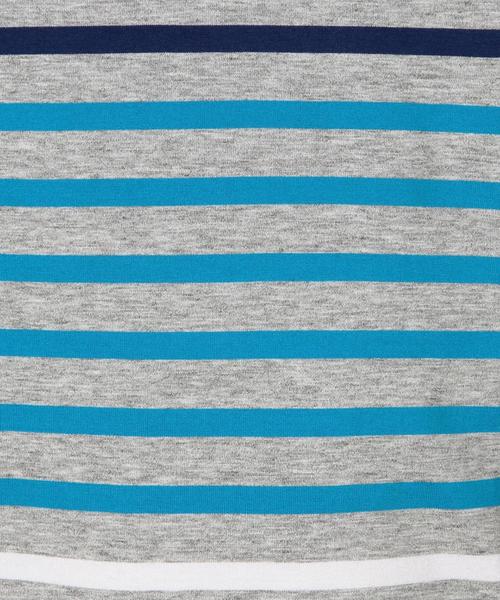 green label relaxing（グリーンレーベルリラクシング）の「【WEB限定】 ★★PANEL BORDER BOAT SS Tシャツ（Tシャツ/カットソー・メンズ・ブラック/ネイビー/グレー・LARGE/SMALL/MEDIUM/X-LARGE）」の4枚目の写真