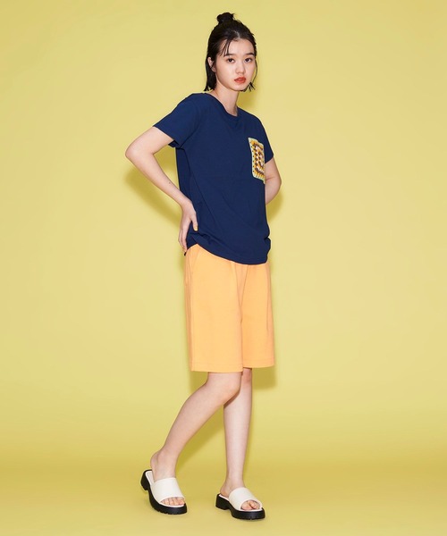FOREVER 21（フォーエバー トゥエンティーワン）の「【POP】カラースウェットハーフパンツ（スウェットパンツ・レディース・パープル系その他/オレンジ/ブルー・FREE）」の12枚目の写真