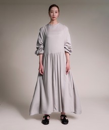 folka（フォルカ）の「1-ウエスト ギャザー ロング シアー ワンピース 長袖 日焼け対策（ワンピース）」