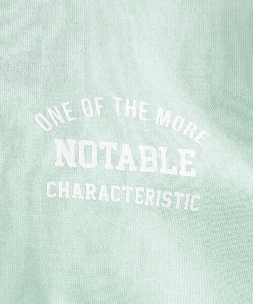 PINK-latte（ピンクラテ）の「◆【130cm/165サイズありcm/プチプラアイテム】ワンポイントカレッジTシャツ（Tシャツ/カットソー・キッズ・ブラック/ライトグリーン/サックスブルー/オフホワイト・15 /16/02/13/14）」の11枚目の写真