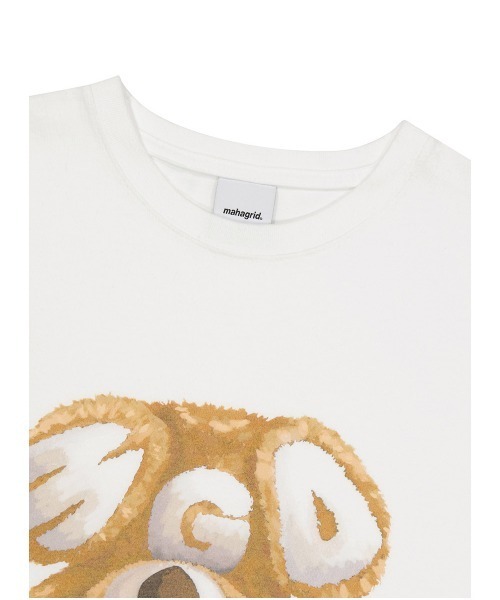MAHAGRID（マハグリッド）の「『mahagrid/マハグリッド』MGD BEAR TEE/ベア 半袖 カットソー（Tシャツ/カットソー・レディース・ブラック/ホワイト/ネイビー・S/M/L/XL）」の11枚目の写真