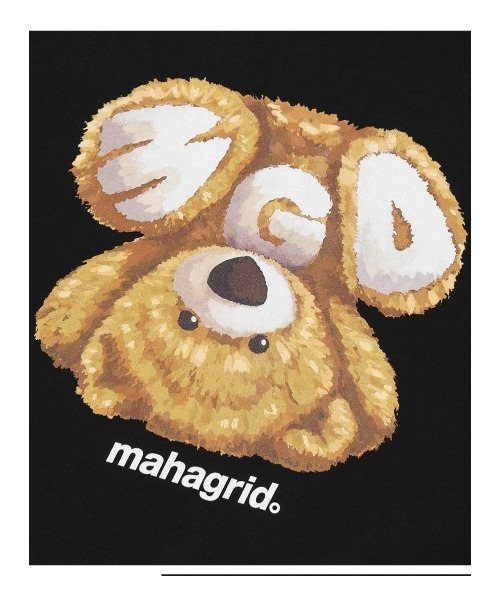 tシャツ 「mahagrid/マハグリッド」MGD BEAR TEE/ベア 半袖 カットソー レディース メンズ MAHAGRID tシャツ 「mahagrid/マハグリッド」MGD BEAR TEE/ベア