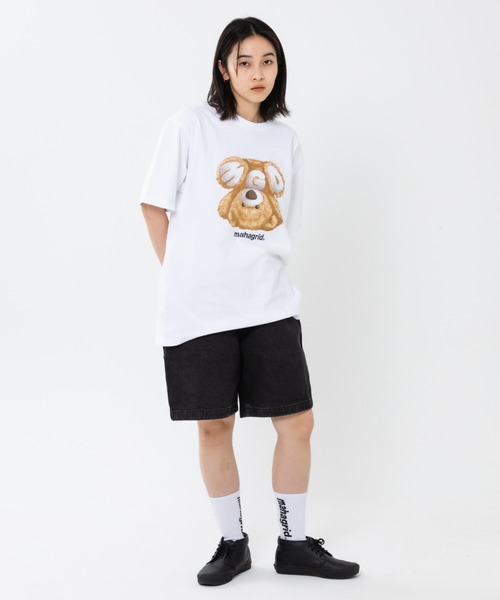MAHAGRID（マハグリッド）の「『mahagrid/マハグリッド』MGD BEAR TEE/ベア 半袖 カットソー（Tシャツ/カットソー・レディース・ブラック/ホワイト/ネイビー・S/M/L/XL）」の22枚目の写真