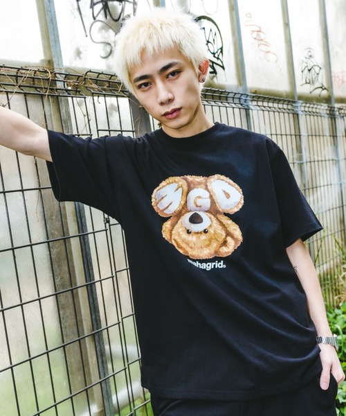 tシャツ 「mahagrid/マハグリッド」MGD BEAR TEE/ベア 半袖 カットソー レディース メンズ MAHAGRID tシャツ 「mahagrid/マハグリッド」MGD BEAR TEE/ベア