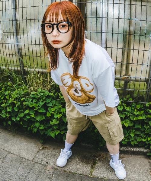 tシャツ 「mahagrid/マハグリッド」MGD BEAR TEE/ベア 半袖 カットソー レディース メンズ mahagrid/マハグリッド』MGD BEAR TEE/ベア 半袖 カットソー（T
