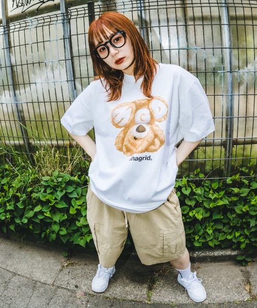 tシャツ 「mahagrid/マハグリッド」MGD BEAR TEE/ベア 半袖 カットソー レディース メンズ MAHAGRID tシャツ 「mahagrid/マハグリッド」MGD BEAR TEE/ベア