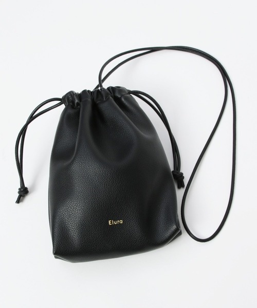 Elura（エルーラ）の「やわらか巾着ショルダー（ショルダーバッグ・レディース・ベージュ/オフホワイト/グリーン/ブラック・ONE SIZE）」の3枚目の写真