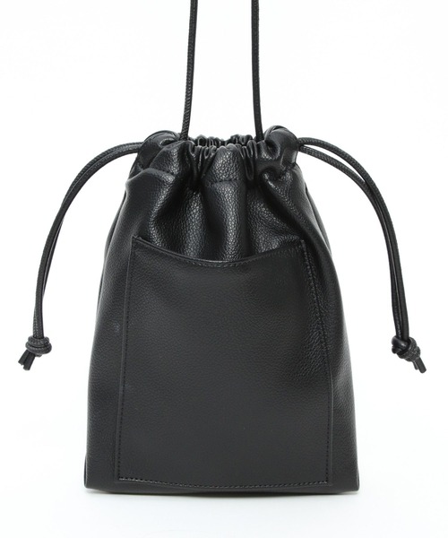 Elura（エルーラ）の「やわらか巾着ショルダー（ショルダーバッグ・レディース・ベージュ/オフホワイト/グリーン/ブラック・ONE SIZE）」の9枚目の写真