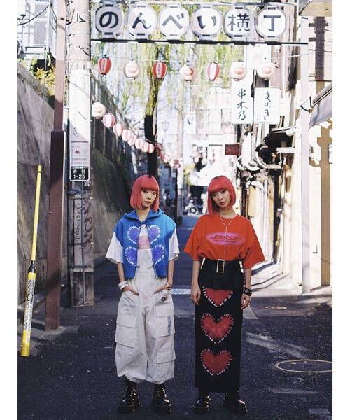 jouetie（ジュエティ）の「jassie BIG Tシャツ【コラボ】（Tシャツ/カットソー・レディース・ブラック/レッド/オフホワイト・MEDIUM）」の15枚目の写真