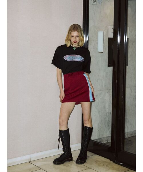 jouetie（ジュエティ）の「jassie BIG Tシャツ【コラボ】（Tシャツ/カットソー・レディース・ブラック/レッド/オフホワイト・MEDIUM）」の17枚目の写真