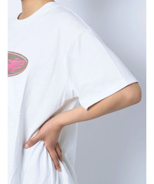 jouetie（ジュエティ）の「jassie BIG Tシャツ【コラボ】（Tシャツ/カットソー・レディース・ブラック/レッド/オフホワイト・MEDIUM）」の6枚目の写真