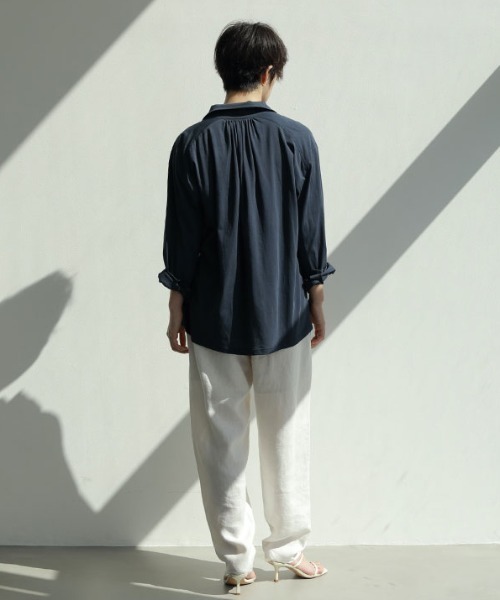 ETRE TOKYO - ETRE TOKYO リングドットカットシャツ ブラックの