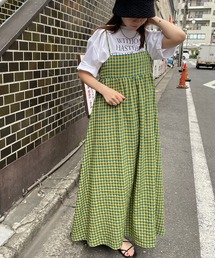 ＪＵＧＬＡＮＳ | ☆ ギンガムチェックBACKデザインキャミワンピース　344045(ワンピース)