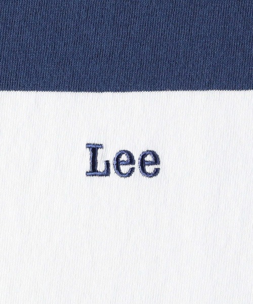 Lee(リー)の「【Lee】パネルボーダーT(Tシャツ/カットソー・メンズ・ネイビー・M/L/XL)」の7枚目の写真