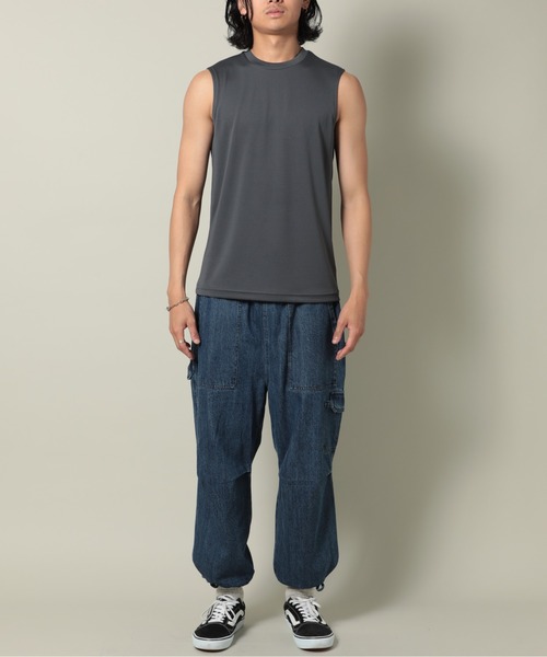 セール】【LIFEMAX】ノースリーブTシャツ(ポリジン加工) MS1165