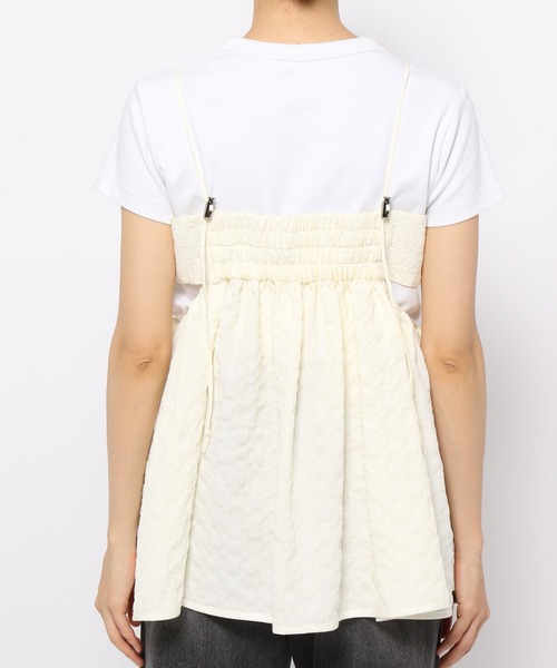 PAGEBOY（ページボーイ）の「ペプラムチュニックキャミ（キャミソール・レディース・オフホワイト/ブラック・FREE）」の12枚目の写真
