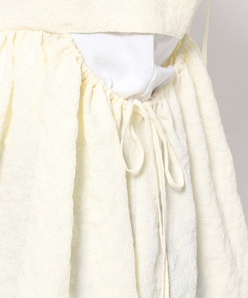 PAGEBOY（ページボーイ）の「ペプラムチュニックキャミ（キャミソール・レディース・オフホワイト/ブラック・FREE）」の17枚目の写真