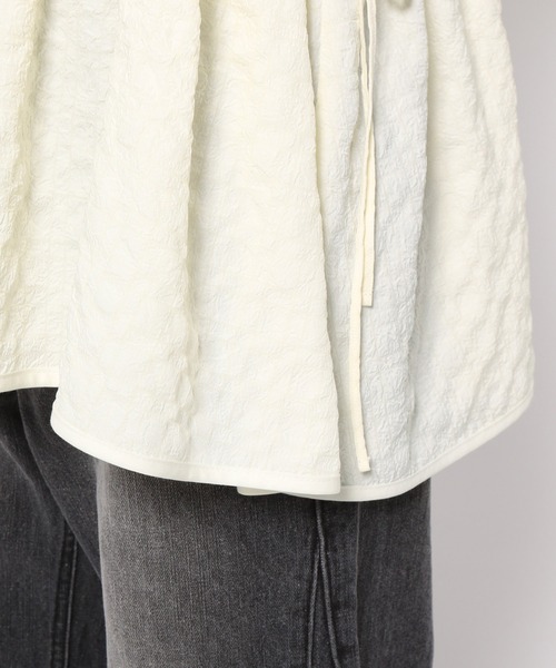 PAGEBOY（ページボーイ）の「ペプラムチュニックキャミ（キャミソール・レディース・オフホワイト/ブラック・FREE）」の18枚目の写真