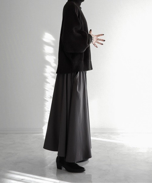 KUUUPY（クーピー）の「AZEAMI  Turtleneck Loose Knit - 畦編みタートルネックルーズニット（ニット/セーター・メンズ・ブラック/バーガンディー・LARGE/SMALL/MEDIUM）」の19枚目の写真