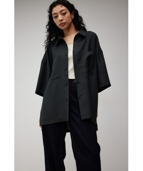 TECH-LINEN SHIRT/テックリネンシャツ/テックリネンシャツ（シャツ/ブラウス）｜AZUL BY MOUSSY（アズールバイマウジー）