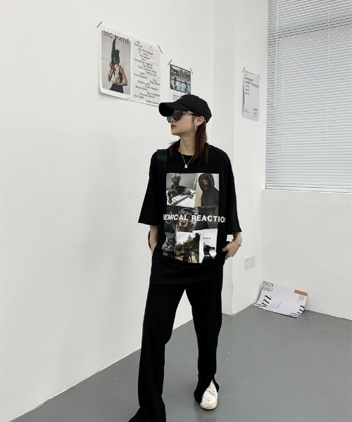 MGV(エムジーヴィー)の「ドーベルマンアートフォトTシャツ(Tシャツ/カットソー・レディース・ブラック/ホワイト・MEDIUM/LARGE/X-LARGE)」の12枚目の写真