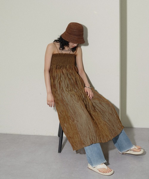 LARUTA（ラルータ）の「【LARUTA】長さ変えれるセルフカットデニムパンツ（デニムパンツ・レディース・ブルー系その他/オフホワイト・SMALL/MEDIUM/LARGE）」の4枚目の写真