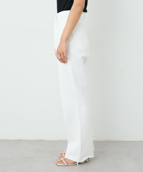 LARUTA（ラルータ）の「【LARUTA】長さ変えれるセルフカットデニムパンツ（デニムパンツ・レディース・ブルー系その他/オフホワイト・SMALL/MEDIUM/LARGE）」の22枚目の写真