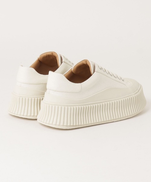 JIL SANDER ホワイト キャンバススニーカー 36 23.5 JIL SANDER ホワイト キャンバススニーカー 36 23.5 - メルカリ