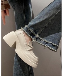 【OKUOKU　0909】厚底 ローファー oku-shoes-718633510728-29 M