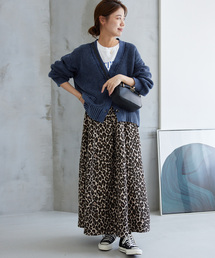 journal standard luxe ダブルジャガードレオパードスカート ダブルJQレオパ スカート（その他スカート）｜journal standard